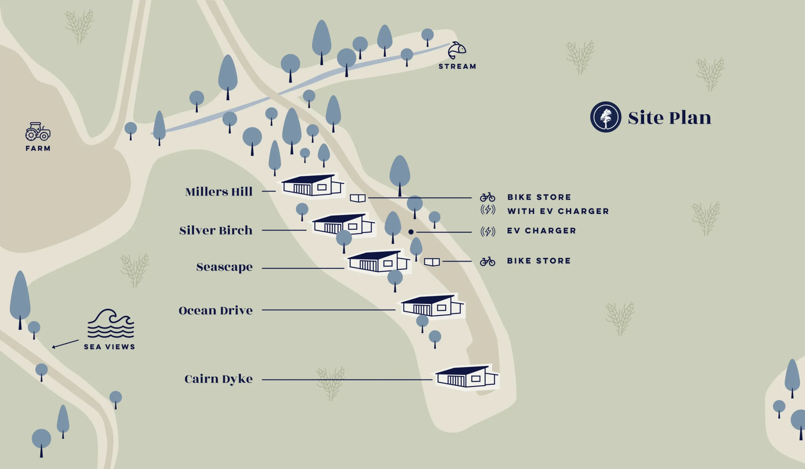 Gatehouse Luxury Lodges Site Plan